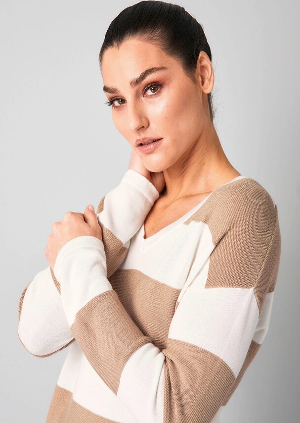 Pullover mit Streifendesign 4