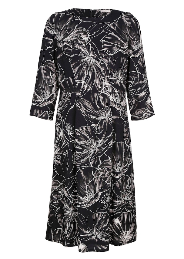Kleid mit floralem Druck 4
