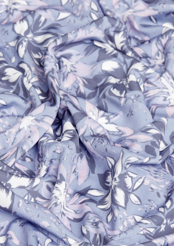 Stretchbequemes Kleid mit edlem Druck