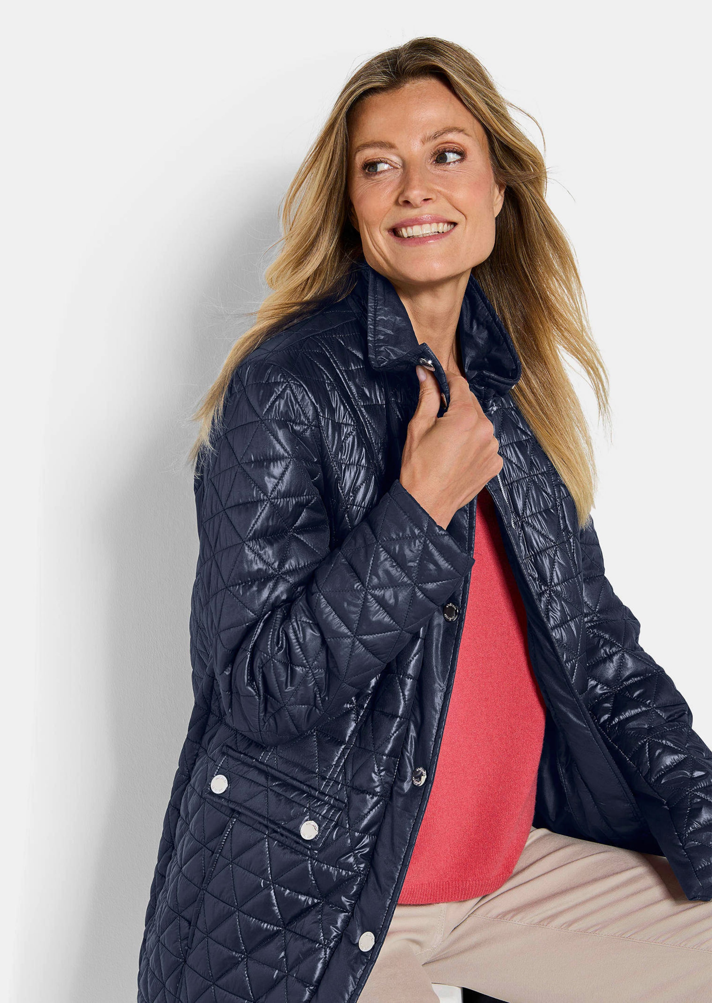 Veste Matelassée à Col Montant Couleur Vert - RESERVED - 3960C-77X