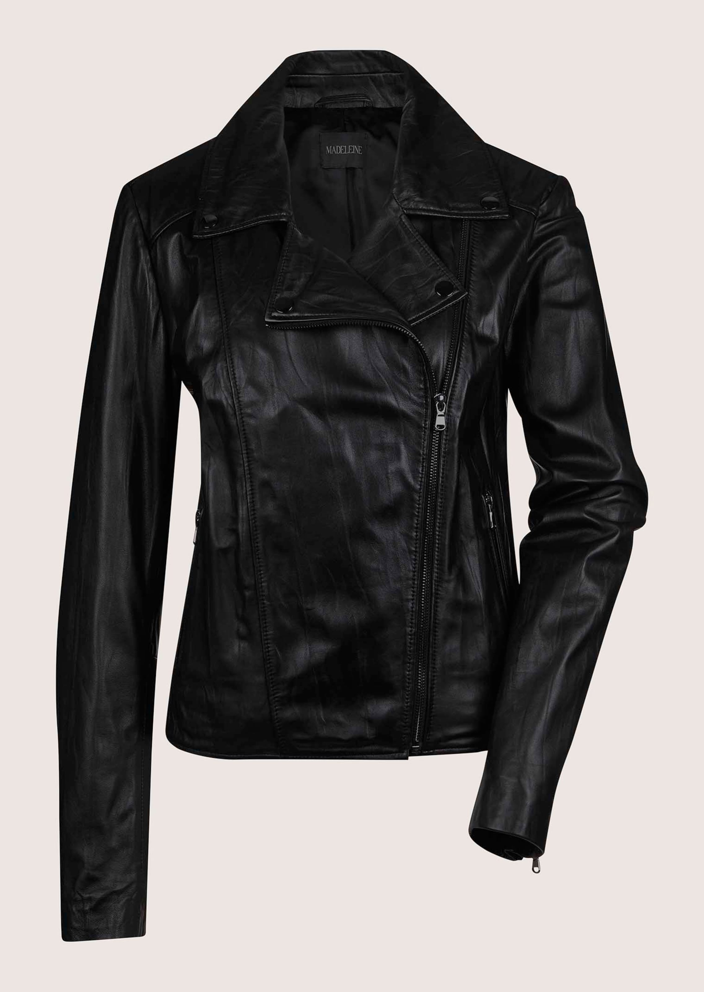 Biker-Jacke aus Lammnappa-Leder