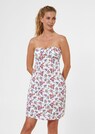 Bandeau-Strandkleid mit Blütenprint thumbnail 1