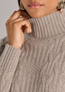 Zopfmuster-Pullover mit Kaschmiranteil und Stehkragen thumbnail 5