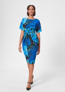Printed sheath dress with short sleeves thumbnail 2