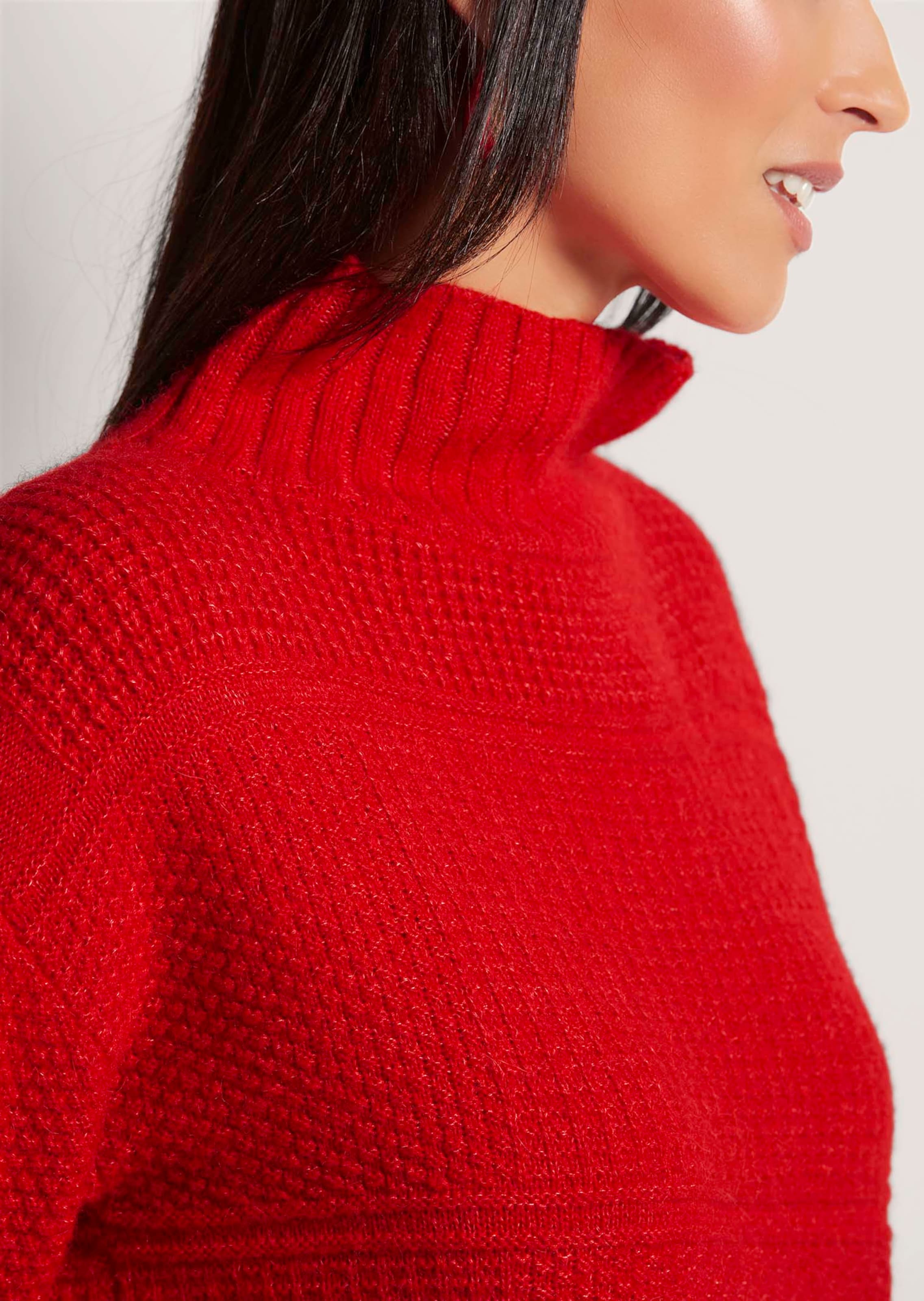 Rollkragenpullover Wollpullover Damen Amazon High Neck Amazon