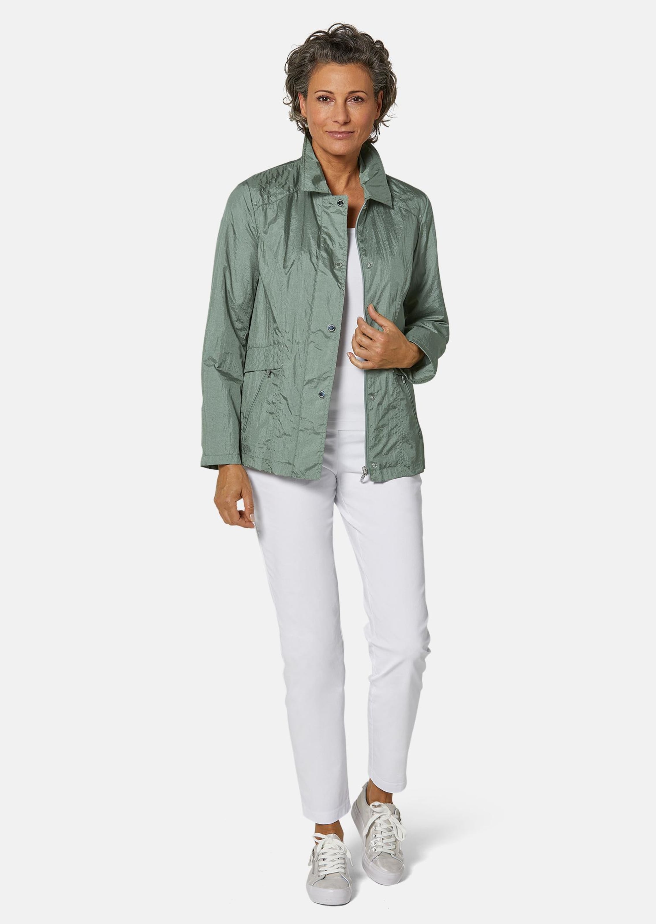 La veste officier - sauge - Gr. 56 de Goldner Fashion