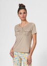 Kurzarmshirt mit Knopfleiste und aufgesetzten Taschen thumbnail 1