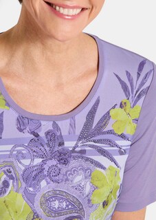 Blusenshirt mit Paisley und Strasssteinen thumbnail 5