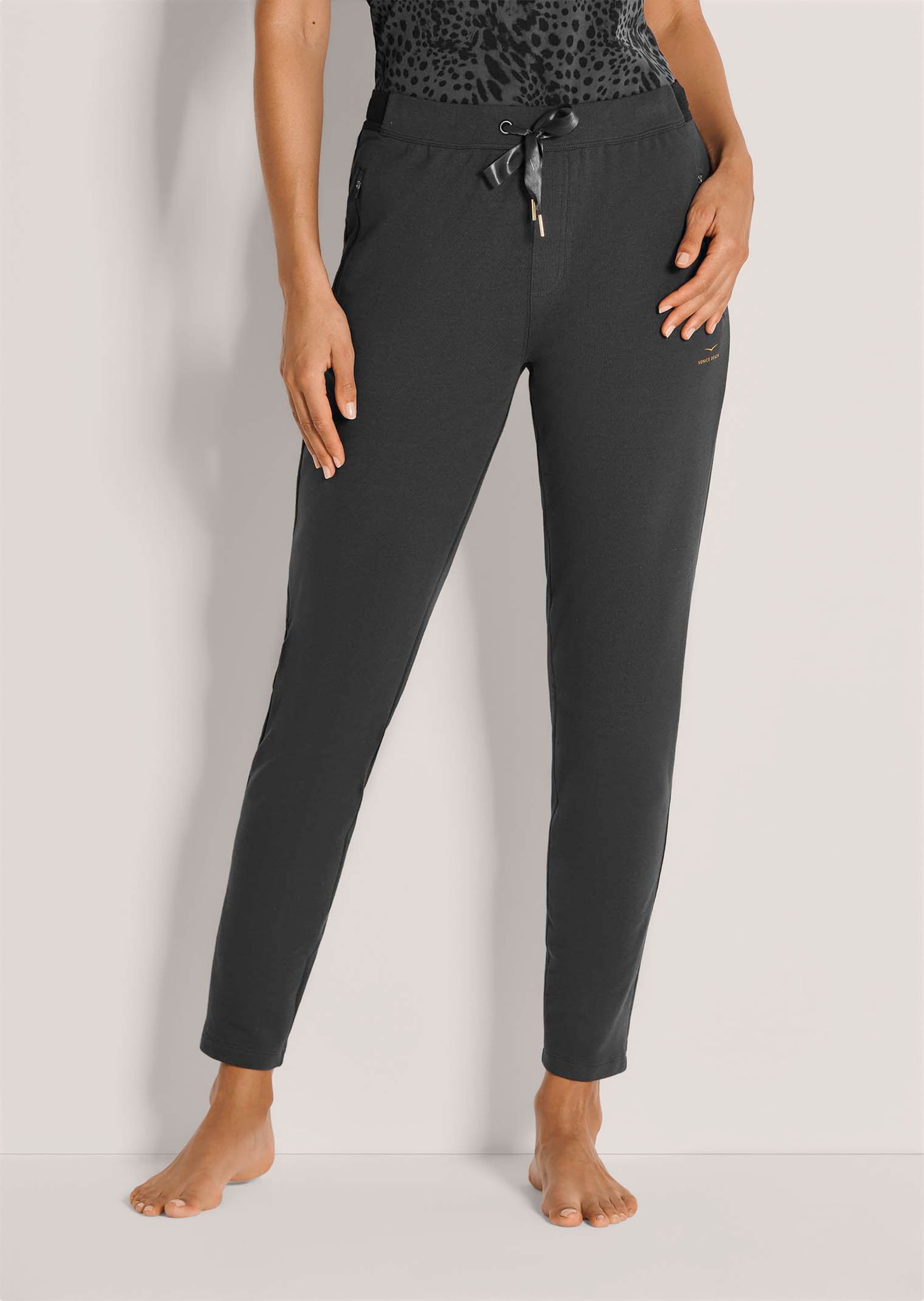 Freizeithose mit Satinband