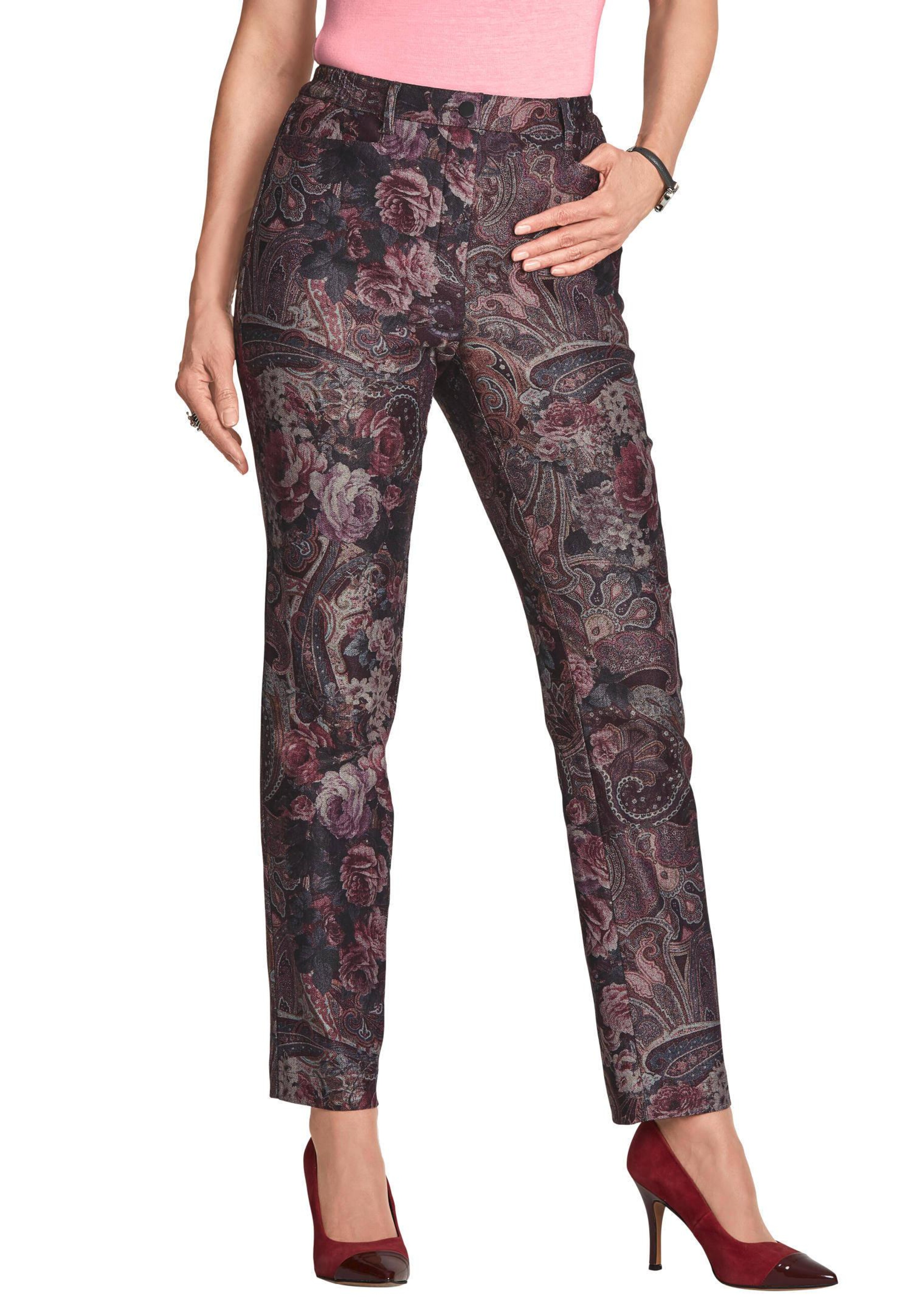 Knitterarme Hose Carla mit exklusivem Druck