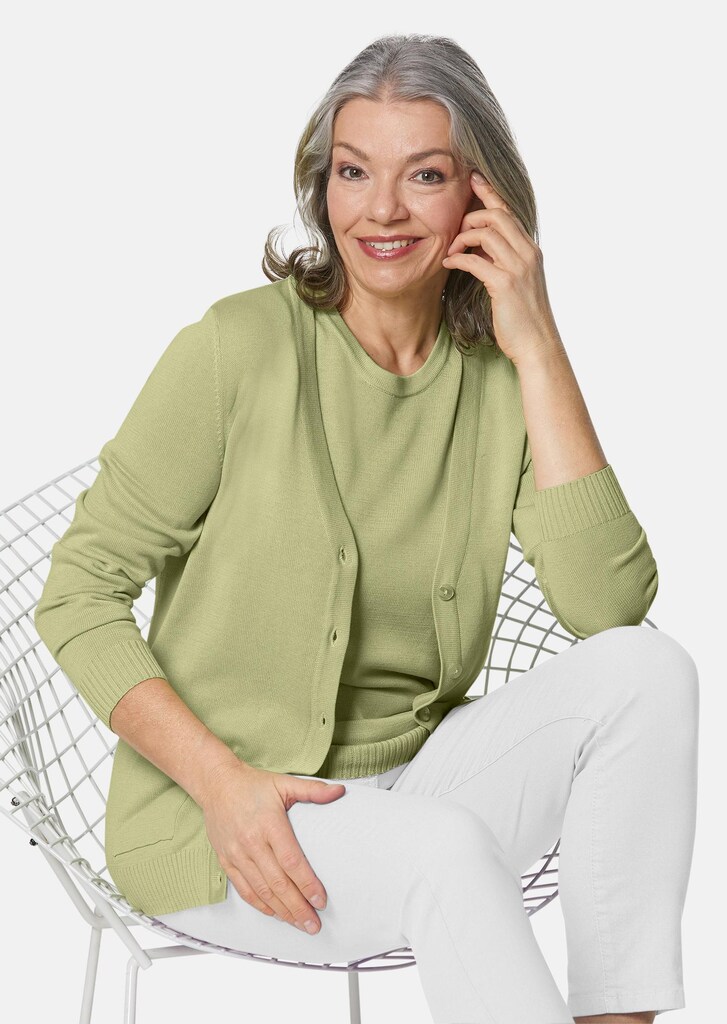 Twin-set en tricot classique