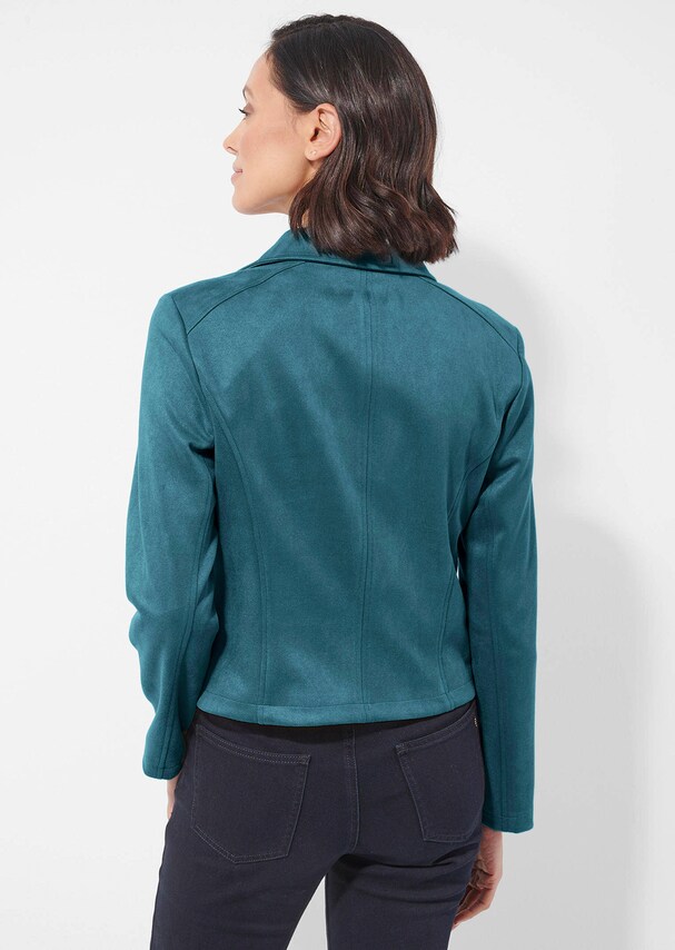 Velours-Bikerjacke 2