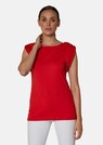 Ärmelloses Shirt mit U-Boot-Ausschnitt thumbnail 1