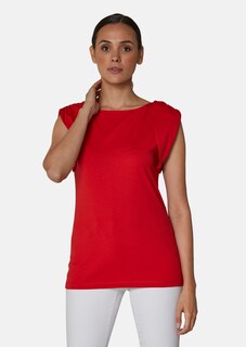 Ärmelloses Shirt mit U-Boot-Ausschnitt thumbnail 1