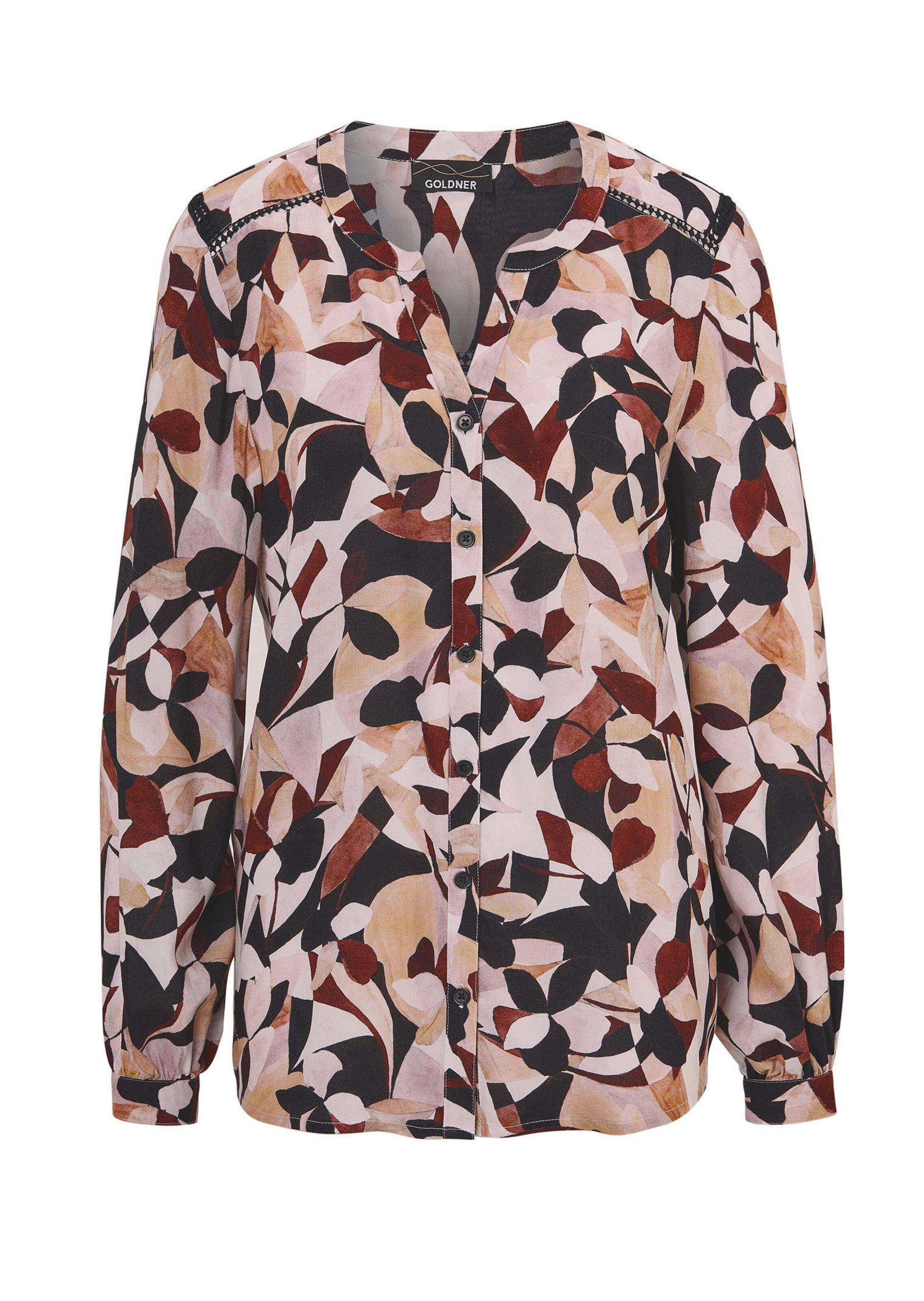 Bluse mit Tunika Ausschnitt