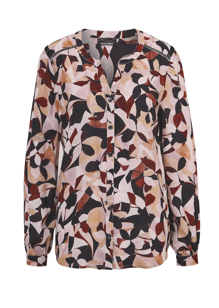 Bluse mit Tunika Ausschnitt