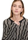 Pull en tricot à motif ondulé thumbnail 4