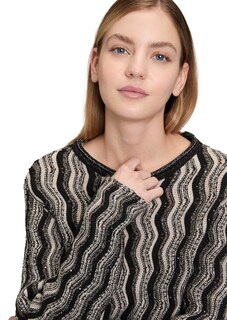 Pull en tricot à motif ondulé thumbnail 4