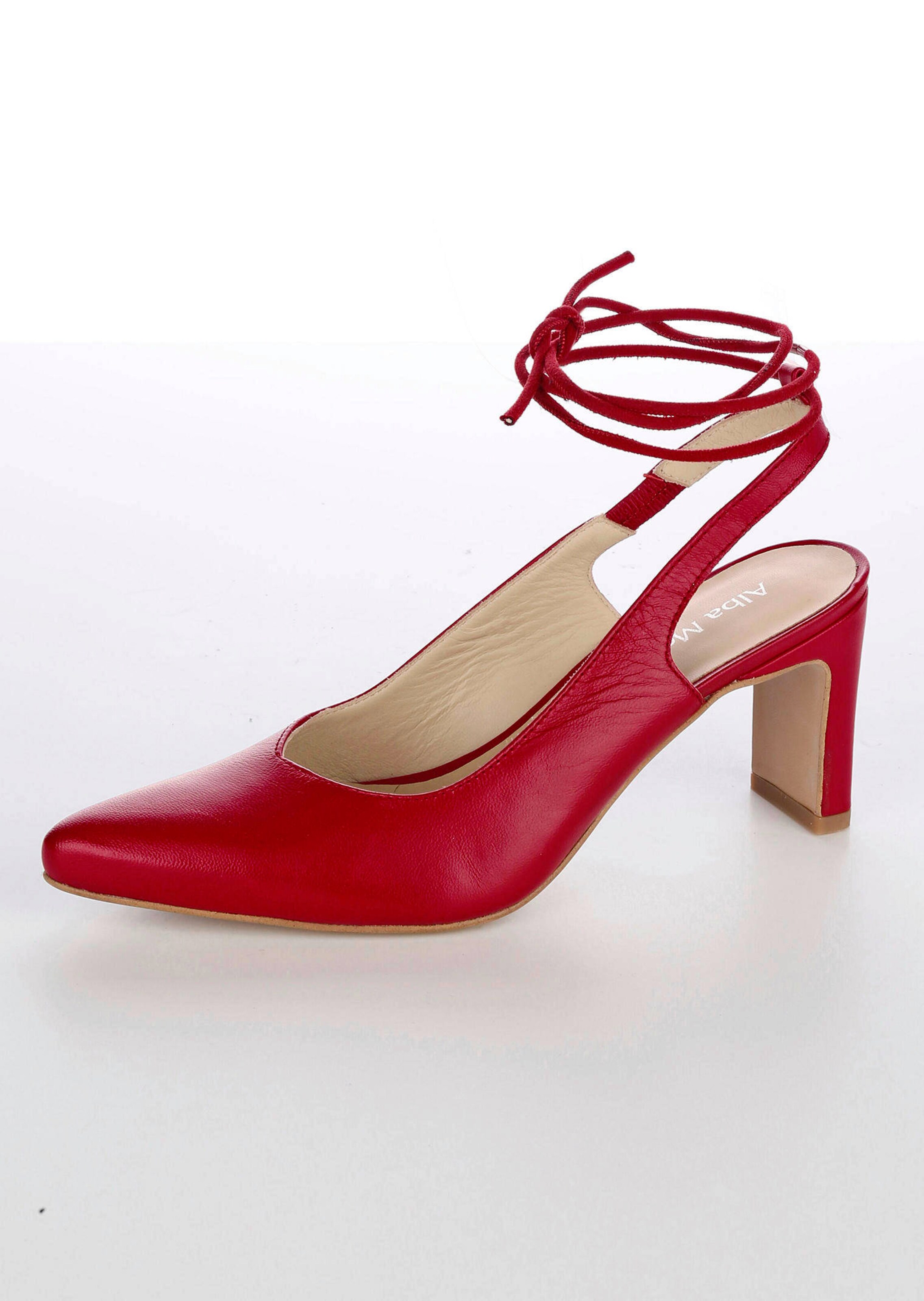 Slingpumps mit Fesselriemen zum Binden