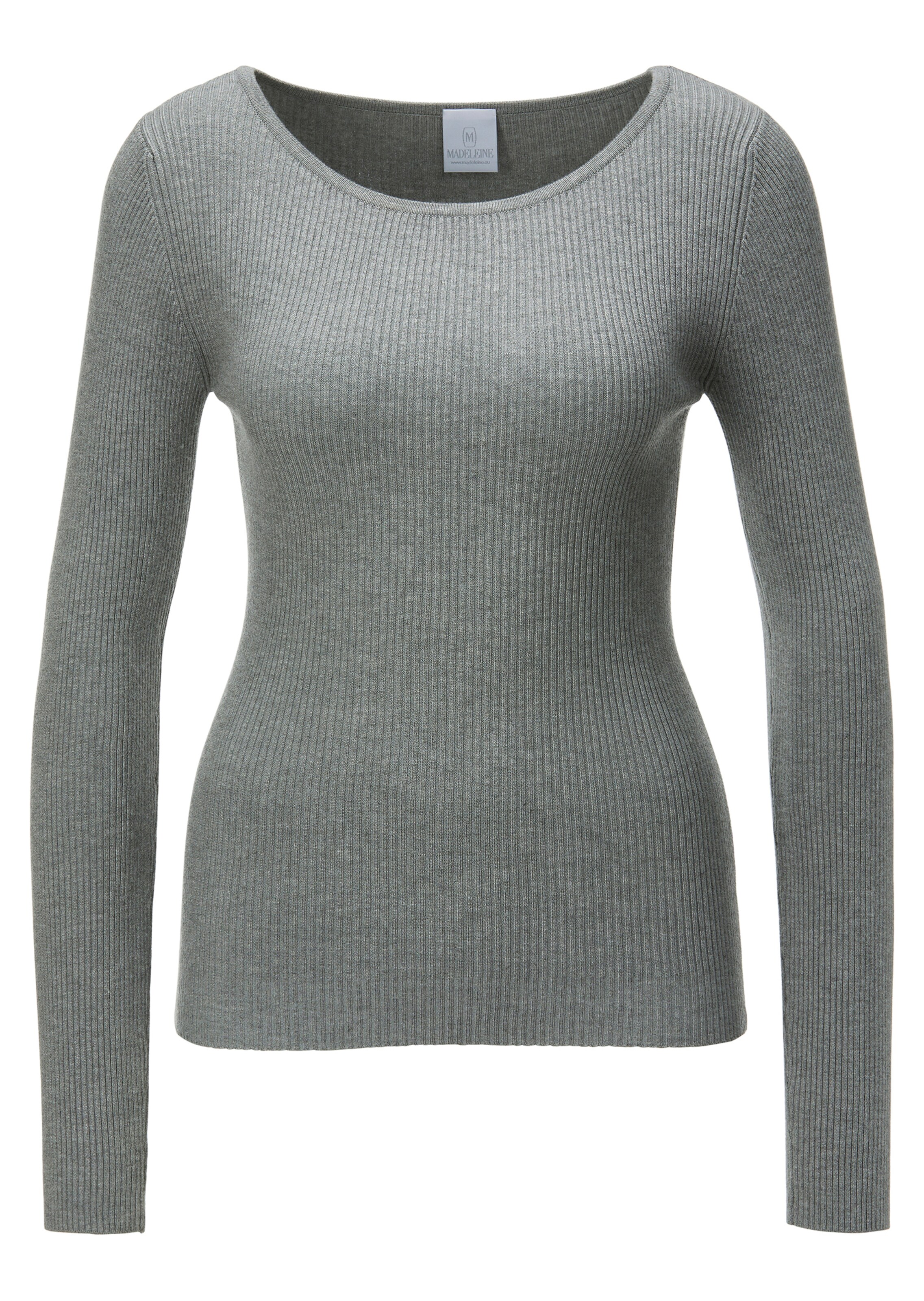 Pullover mit U-Boot-Ausschnitt