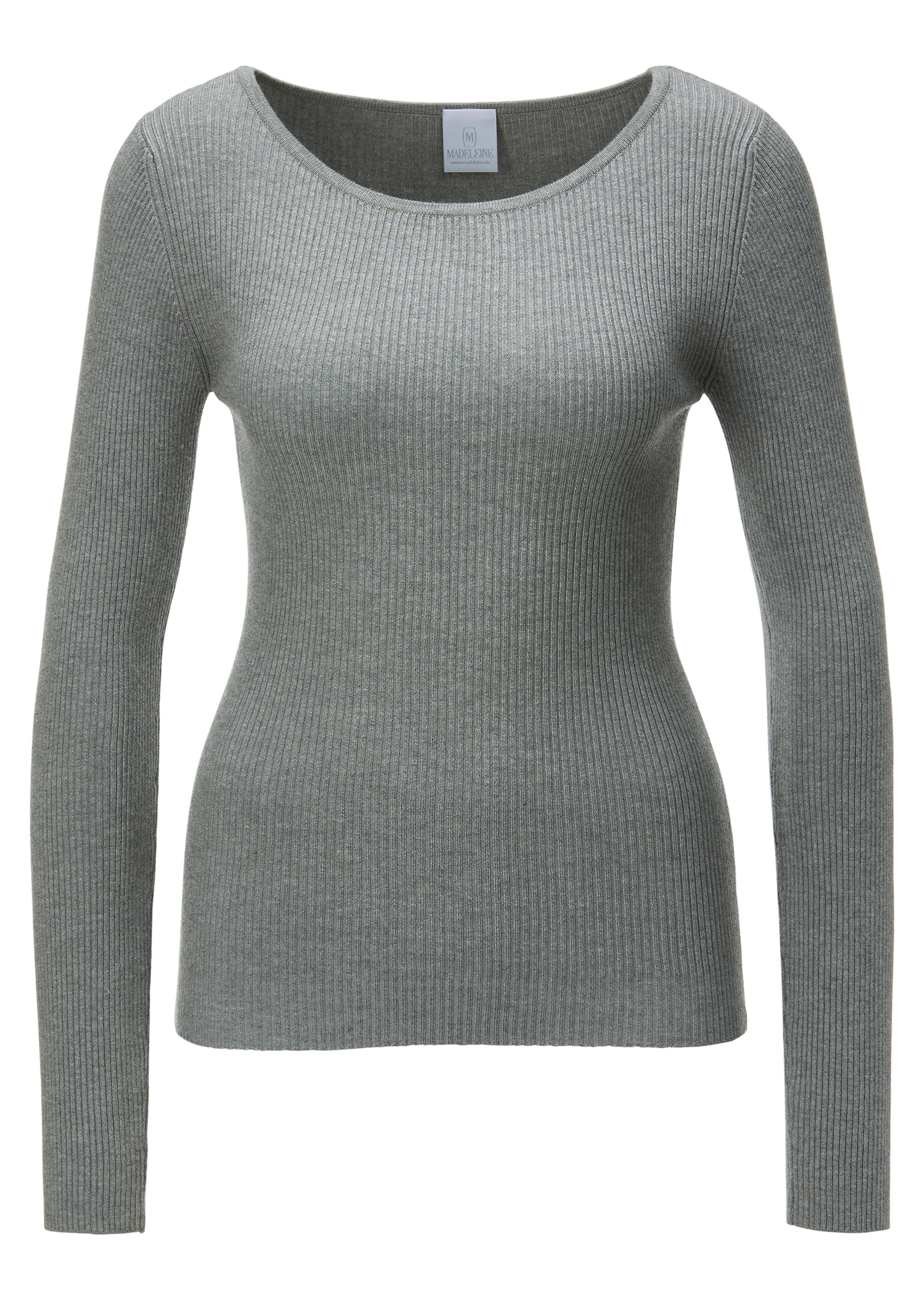 Pullover mit U-Boot-Ausschnitt