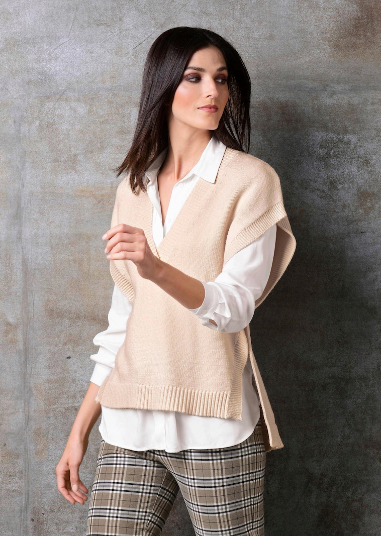 Pullunder in lässiger Oversized-Form