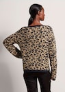 Jacquard-Pullover mit U-Boot-Ausschnitt thumbnail 3