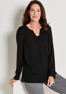 T-shirt avec empiècement en mousseline thumbnail 7