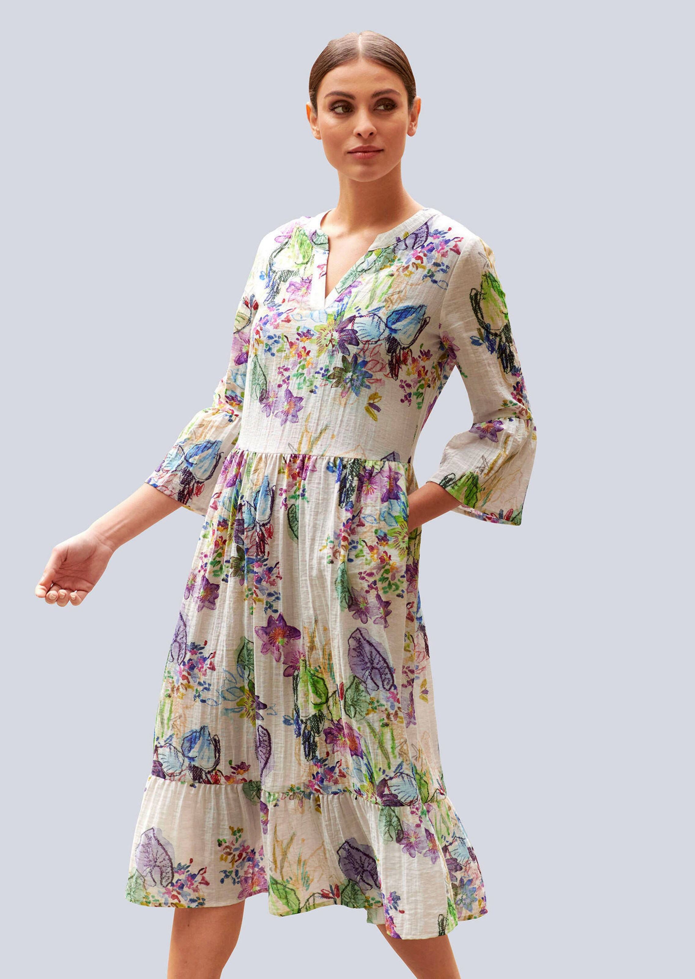 Kleid mit Blumendruck