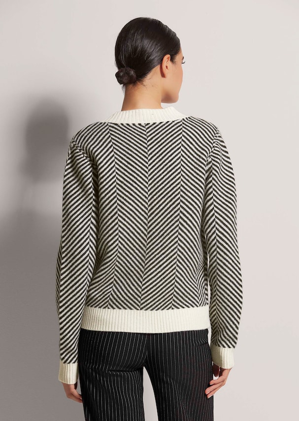 Strickjacke mit Jacquard-Muster 2
