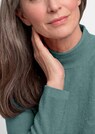 Fijn gebreide tricot pullover met opstaande kraag thumbnail 5
