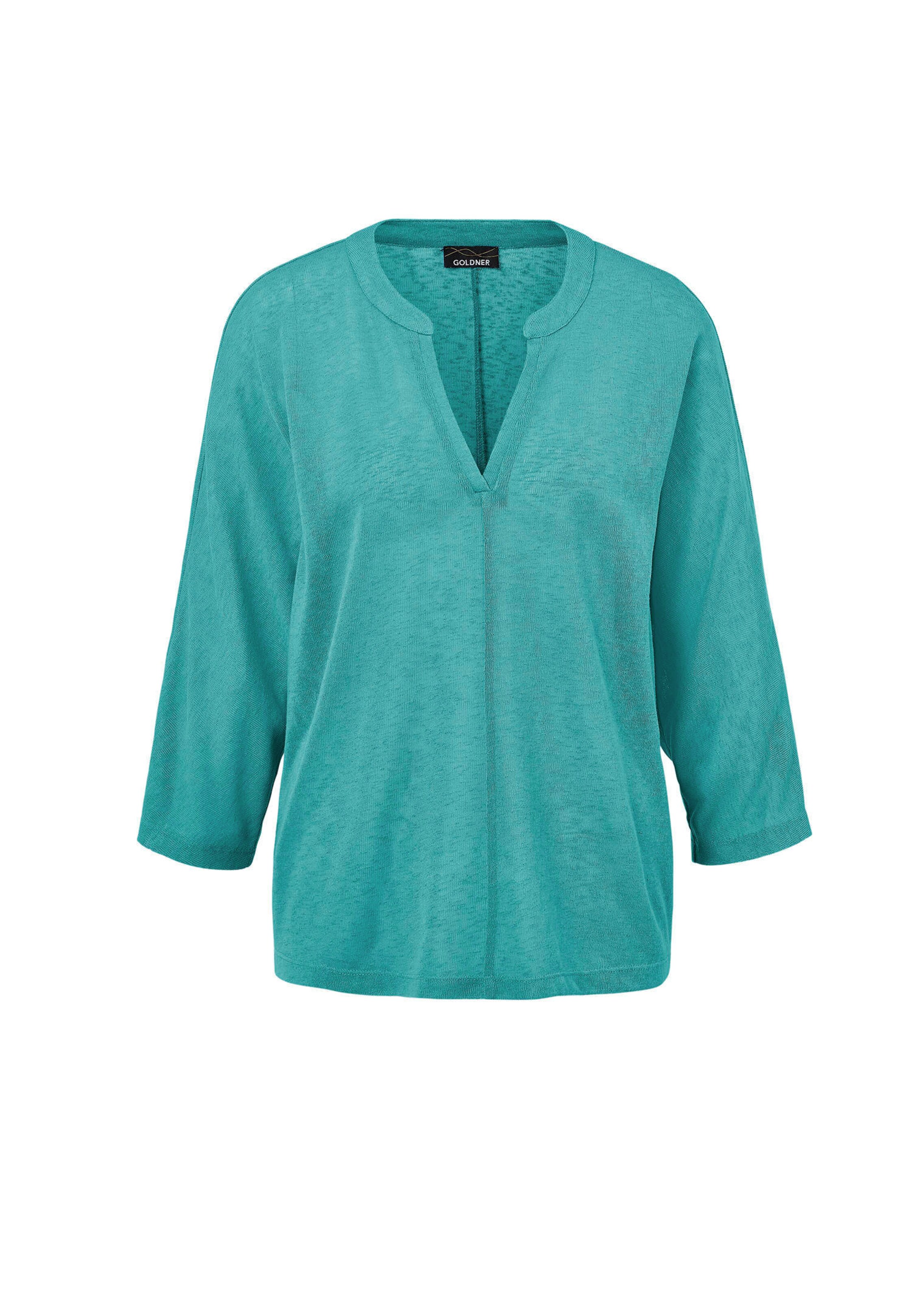 Shirt in Leinenoptik