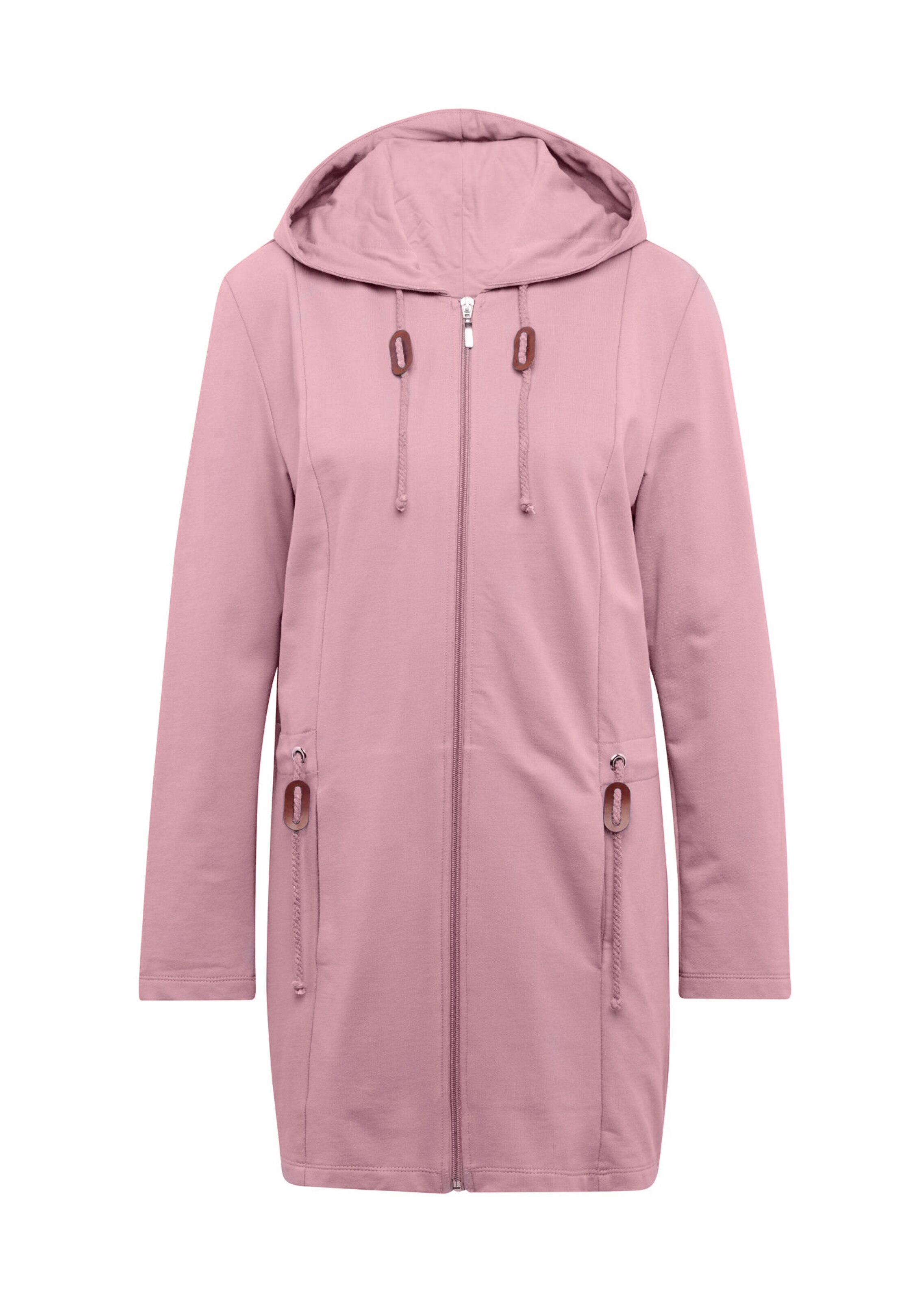 Veste sweat long - vieux rosé - Gr. 21 de Goldner Fashion