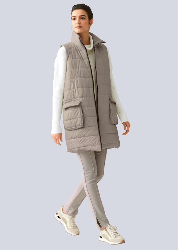 Steppweste mit Stehkragen 1