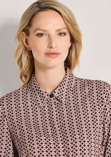 Geschmeidige Bluse mit geometrischem Muster thumbnail 5