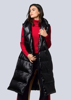 Steppweste mit voluminösem Kragen thumbnail 4