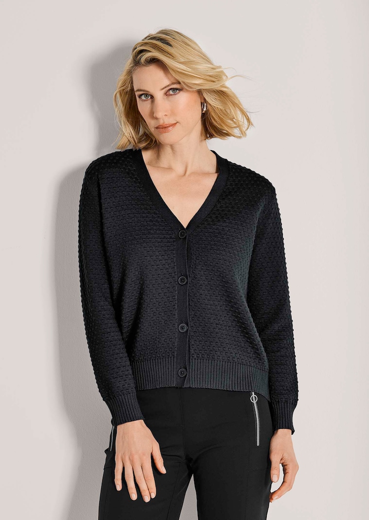 Strickjacke aus reiner Baumwolle