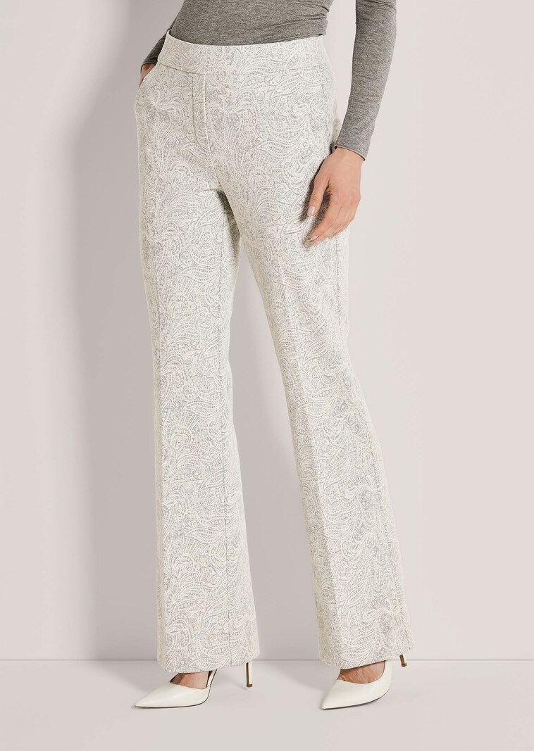 Softe Jacquard-Hose mit Paisley-Dessin