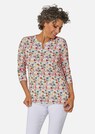 Knitterarmes Druckshirt mit femininen Blumendruck thumbnail 1