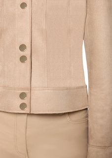 Kurzjacke in Veloursleder-Optik thumbnail 5