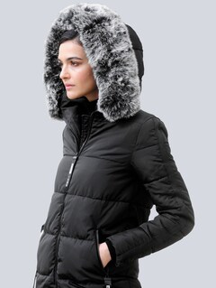 Steppmantel mit Kunstfell thumbnail 3