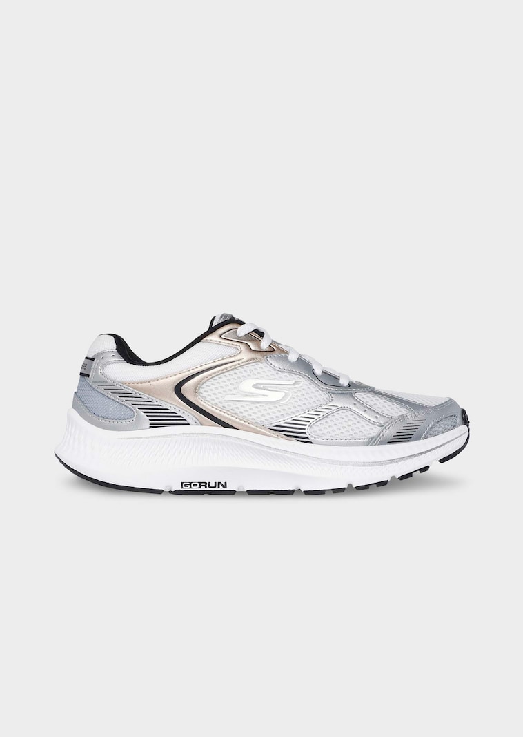 Sneakers avec détails métallisés