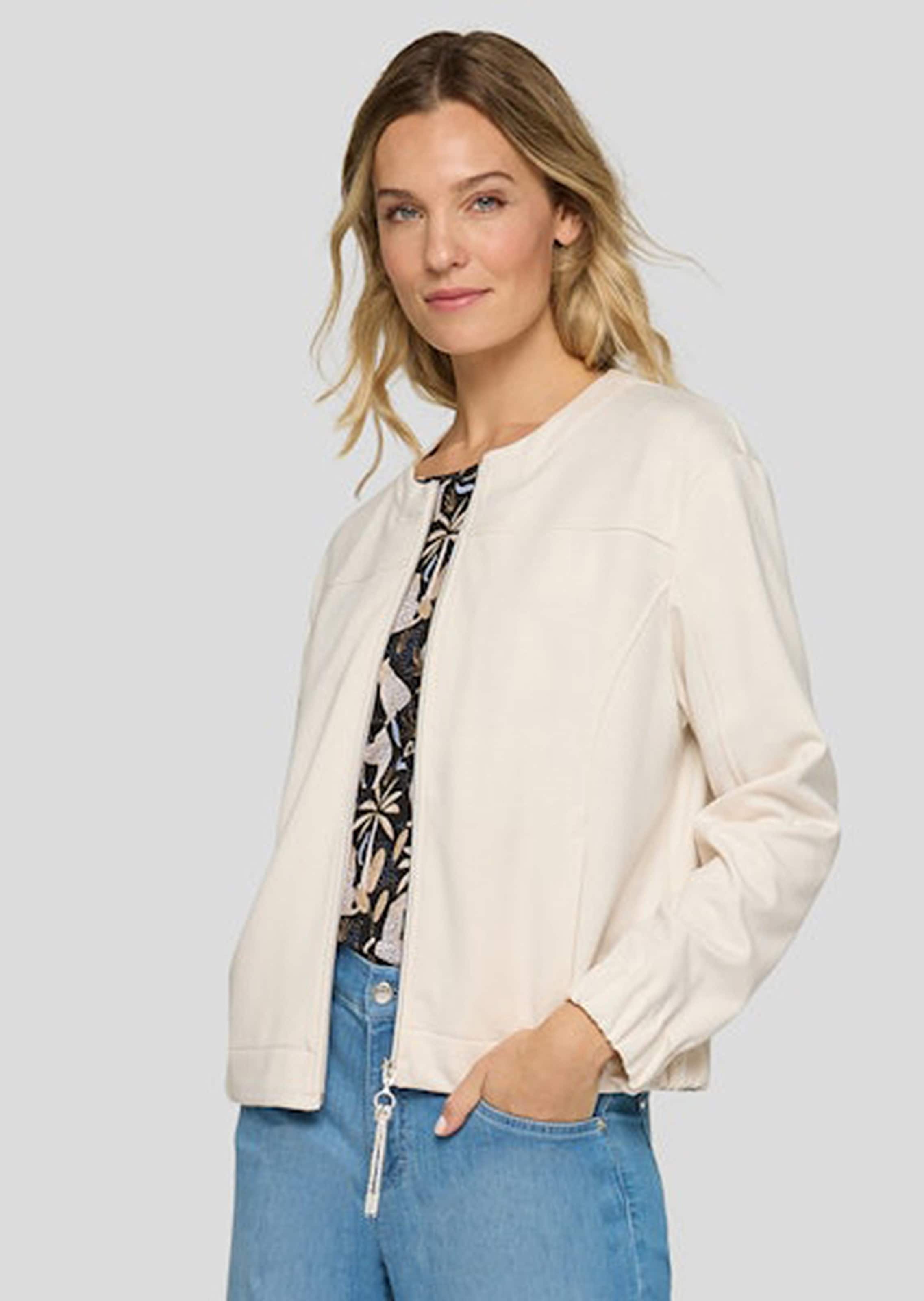 Blouson aus Jersey mit Reißverschluss