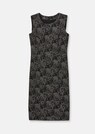 Sleeveless shift dress with elegant print thumbnail 6