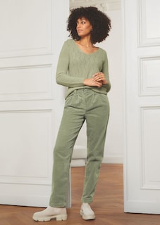 Ajour-Pullover aus Alpaka- Mischung thumbnail 7