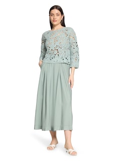 Häkelpullover mit Blütenmuster thumbnail 2