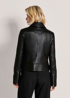 Biker-Jacke aus Lammnappaleder thumbnail 3