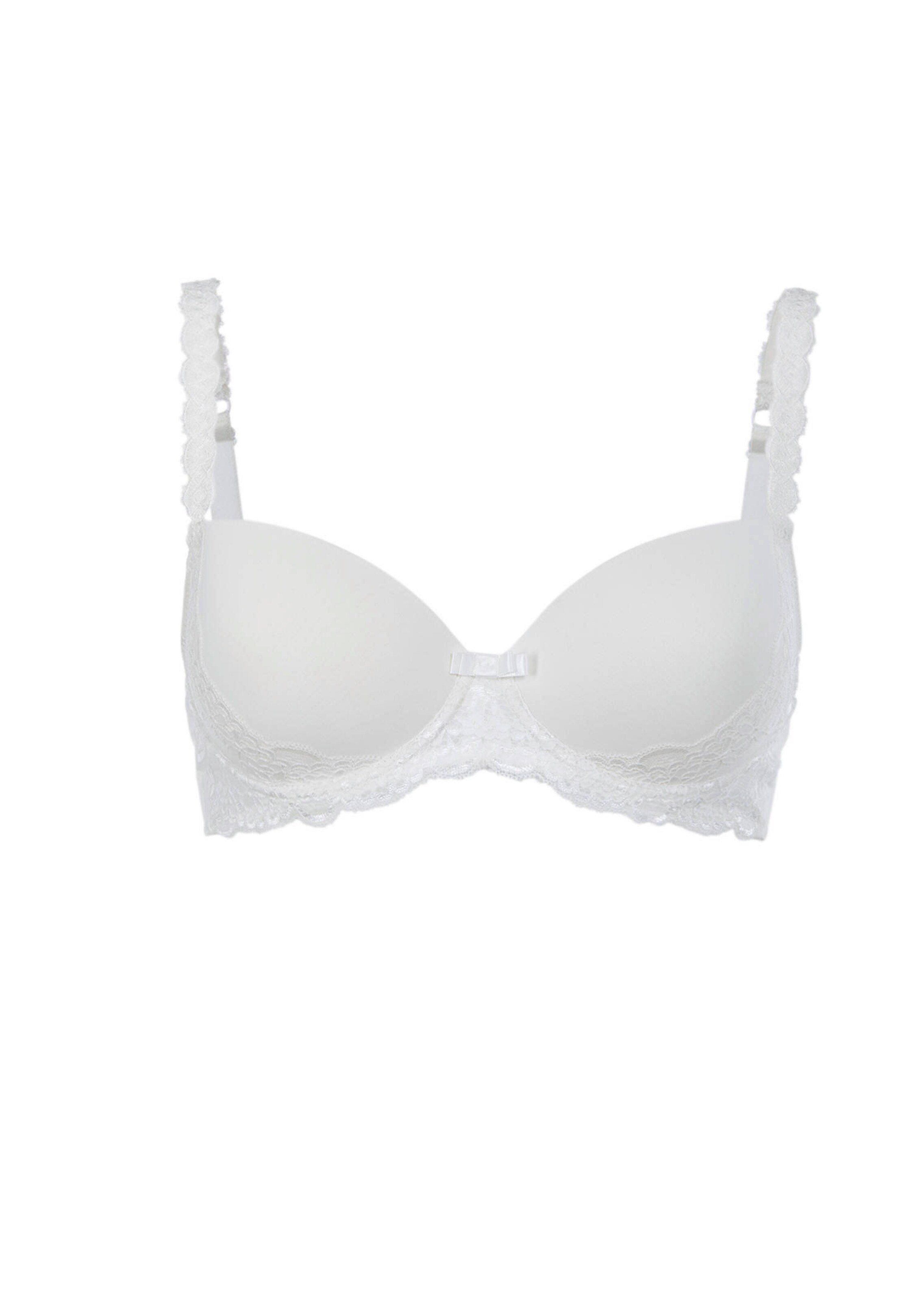 Bügel-BH mit Schalen und Spitzendetails