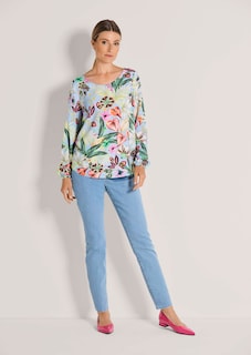 Blouse à imprimé floral avec grandes fleurs thumbnail 2