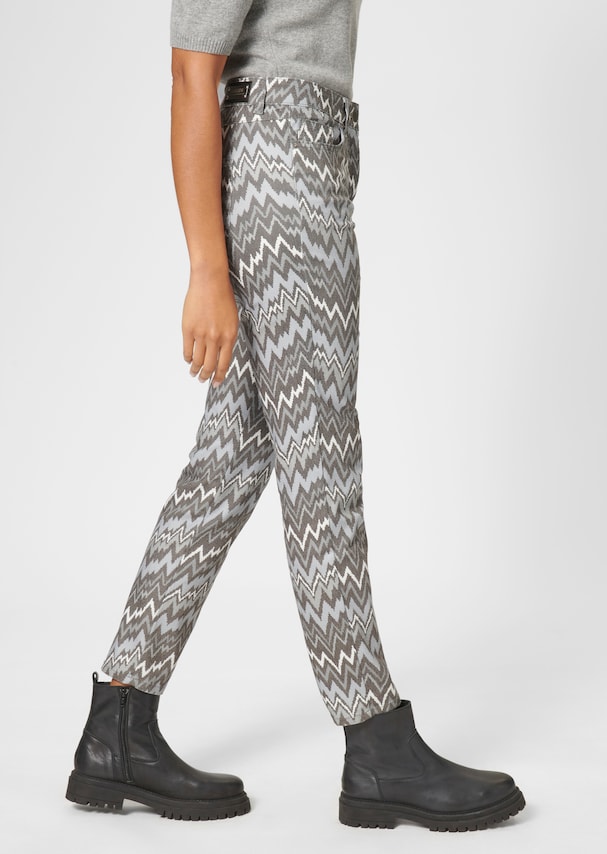 Bedruckte 5-Pocket-Jeans 3